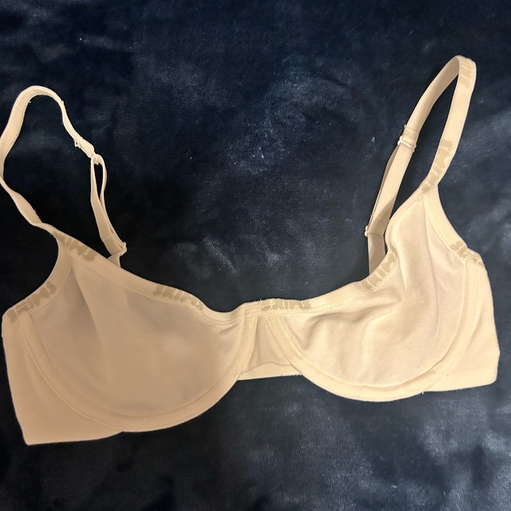 SKIMS Logo Underwire Demi Bra in Stretch-cotton (BNWT) - Picture 13 of 14